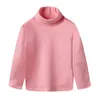 T-shirts Children's Clothing Spring 2022 Boys Girls Base Top Long Sleeve Shirt Korean Style Pure Cotton Warm Soft Kids Wear 2-8 YearsT-s