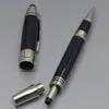 JFK dark blue metal roller ball ballpoint pen office school stationery promotion write refill pens gift ( No Box ) High quality