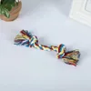 Giocattoli per cani da 17 cm Articoli per animali domestici Nodi masticabili in cotone Durevoli Ossa intrecciate Corda Fun Toolle