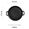 Dishes & Plates Ceramic Binaural Baking Dish Round Dinner Cake Tray Microwave Oven Plate Tableware Kitchen Accessories