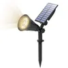 2-stks LED GROW LICHT Spotlight Solar 4/7 lamp Verstelbare zonne-in-grond IP65 Waterdichte landschap Wand buitenverlichting