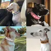 Collare per cani di grandi dimensioni personalizzato Collari personalizzati in pelle larga Collari per animali domestici per cani di taglia media personalizzati per cani Nome stampato ID 220608