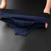Goodeal 4pcs 95% coton hommes sexy slips culottes sous-vêtements couleur unie doux respirant mâle boxershorts haute qualité G220419
