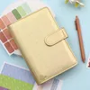 Laser Glitter Macaroon A6 PU Leather DIY Binder Binder Cover Cover Diary Planner Cover Paper Cover School School