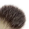 Afeitadora con cerdas de nailon sintético caliente, mango de madera, brocha de afeitar, brocha para el pelo de barba, inventario, venta al por mayor