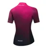 Maillot de cyclisme femmes vélo montagne route VTT haut femme vélo chemise à manches courtes course équitation vêtements été Blouse rouge 220614