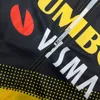 Jumbo Visma Lengan Pendek Jersey Bersepeda Set Bersirkulasi Mtb Maillot Ciclismo Olahraga Luar Ruangan Celana Bib Pakaian 220621
