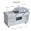Double-chamber vacuum packaging complete models direct supply from the factory