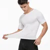 Moldeadores de cuerpo para hombre, moldeador adelgazante para hombre, ropa interior moldeadora de Control de vientre, entrenador de cintura, chaleco de postura correctivo, corsé para hombre