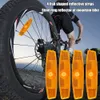 Mountain Bike Lights sprak reflector visvormige stalen velg spaak-reflectoren fietswielrimreflecterend licht fietsende onderdelen