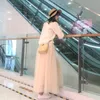 TIGENA 98 cm longue Maxi Tutu Tulle jupe pour les femmes mode coréenne décontractée taille haute plissée maille femme toutes les saisons 220322