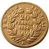 프랑스 20 프랑스 1854a 골드 도금 복사 장식 동전 금속 다이 제조 공장 가격
