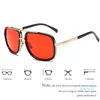 العلامة التجارية للنساء Men Sun Classic MACH One Serglasses Square Male Retro Glasses Oculos de Sol UV400283Y