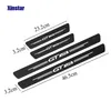 4pcs GT GTLine Carbon Fiber Car Door Sill Protection Sticker For Peugeot 106 107 108 206 207 208 2008 3008 306 308 307 508 4071880741