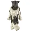 Performance gris husky chien mascotte costume halloween de Noël robe de fête de fantaisie du personnage de dessin animé de personnage carnaval unisexe adultes tenue