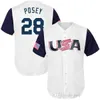 GlnNiK1 YOUTH Buster28Posey USA World Baseball Classic WBC Jersey Adam Jones Matt Carpenter Giancarlo Stanton Michael Fulmer Paul Goldschmidt