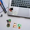 50 pièces dessin animé plante chat autocollants Non aléatoire pour voiture vélo bagages autocollant ordinateur portable Skateboard moteur bouteille d'eau Snowboard stickers muraux enfants cadeaux