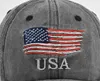 Summer Casual USA Flag Snapback Washed Embroidery Designer Cotton Hats Baseball Cap Unisex Adults Sun Hat sxa7