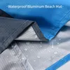 Decken Home Wasserdichte Taschen-Stranddecke, zusammenklappbare Campingmatte, Matratze, tragbar, leicht, Outdoor, Picknick, Sandmatte, Decken