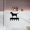 Labrador Retriever Dog-Key Hooks Keychain Holder -9 inch/6 inch Metal Wall Art