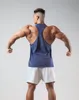 Big Y Uomo Bodybuilding Canotte Palestra Allenamento Fitness Camicia senza maniche in cotone Abbigliamento da corsa Stringer Gilet casual estivo 220623