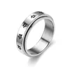 Fidget Rings for Anxiety Stainless Steel Spinner Ring Anti Anxiety Spinning Cool Stress Relieving Women Men
