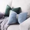 Cushion/Decorative Pillow Nordic Decorative Bow Cushions Pillows Living Room Bed Couch Cushion Decor Solid Color Sofa W220412