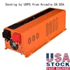US LED 3KW DC24V AC120V&240V 60Hz YIY 3000W Solar Pure Sine Wave Power Inverter & Battery Charger / Support Customize Off-grid Hybrid Wall Mounting