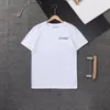 Luxury Men's T-shirts Letter Print Round Neck Short Sleeve Black White Fashion Men Women High Quality Tees.TOP10