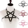 Gürtel Sexy Statement Leder Körper Harness Halskette Für Frauen Männer Gothic Punk SM Bh Sommer Boho Party Schmuck GeschenkGürtel