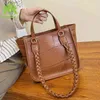 Shopping Bag Designer Stone Pattern Women Handbag High Quality Pu Leather Shoulder Bags New Fashion High Capacity Female Casual 220323