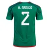 Raul 22 23 24 24 Mexico voetbal jerseys thuis weg fans speler