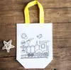 DIY Craft Kits Kids Coloring Handbags Bag Children Creative Drawing Set for Beginners Baby Learn Education Toys Painting SN4399