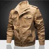 Chaquetas de hombre Otoño Verano chaqueta de bombardero táctico para hombre ropa militar para hombre ejército de carga deportes al aire libre Casual masculino Delgado piloto CoatsMen