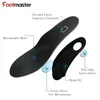 Footmaster Sheepskin Latex insoles orthotic arch support 가죽 삽입 편안한 신발 패드 내부 신발 패드 유니 아이스 210402