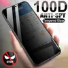 100D Anti Spy Vetro Temperato Per il iPhone 13 12 mini 11 Pro XS Max X XR Privacy Protezione Dello Schermo 7 8 6 6S Plus SE 2020 Glas2632994