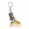 Klapetyki klęski Man D Gray-Man Key Chain Kobiet Pierścień akrylowy dla spodni Cute Kids Holder Anime Biżuteria Brelokkeychains Fier22