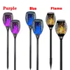 Pcs LED Solar Flame Torch Lights Flickering Light Waterproof Garden Decoration Outdoor Lawn Path Yard Patio Lamps J220531