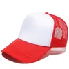 Aanpassen Sublimatie Trucker Hat Baseball Cap Blank voor werknemer Party Custom met Logo Print Truckers Caps Mesh Hat Foam Geborduurd