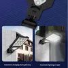 Ny Bright Remote Control Solar Light Outdoors Solar Panel Led Street Lighting W Cob Sensor IP Rainproof för Garden Home Yar J220531