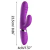 Sex Toy Massager 20rd Multisped Vibrator G-Spot Dildo Rabbit Female Adult Toy USB Laddningsbar stimulator för kvinnliga par