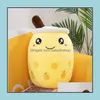 Animaux En Peluche En Peluche Thé À Bulles Jouet Animal Mignon Tasse De Nourriture Lait Boba Coussin Doux Cadeau D'anniversaire Drop Delivery 2021 Jouets Cadeaux Babydhs Dhl40