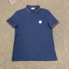 Polo da uomo polo firmate polo moda Petto Lettera maglietta da donna distintivo ricamato Maglietta da lavoro 23ss Autunno Sportwear uomo