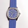 Fashion Ladies Diamond Watch Quartz 7 Colors Stainless Steel Watch Women Gift