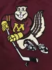 CeUf Colosseum Minnesota Golden Gophers Maroon Hockey Jersey Ricamo cucito Personalizza qualsiasi numero e nome maglie