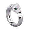 Les bingbing de ventilateur peuvent ajuster la bague Panther Ring et la main de diamant avec une personnalité à la mode 188T4597755