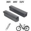 48V 14AH 17.5AH Yedek Ebike Pil 250W 350W 500W Motor Seviye Adım Güz