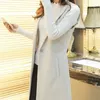 Sungtin Classic Women Long Blazer Vest Elegant Office Lady Coat Female Waistcoat Causal Suits Sleeveless Jacket Pocket Outwear L220812