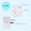 Tuya ZigBee Smart Plug US met timeraansluiting Mini-afstandsbediening Spraakbesturing Draadloze thuisstekkers Compatibel met Alexa Google SmartThings8021223