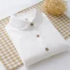 Chemisiers pour femmes chemises Dioufond automne femmes blanc taille S-2XL tout match bonne qualité à manches longues décontracté coton femme Blouse hauts 2022